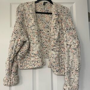 100% polyester multi colored sweater size small